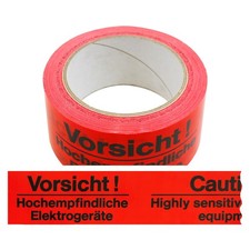 6 x Klebeband "Vorsicht
