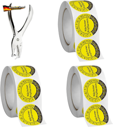 Prüfplaketten set für - set,