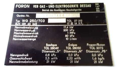Dessau veb gas - dessau,veb, gas-und