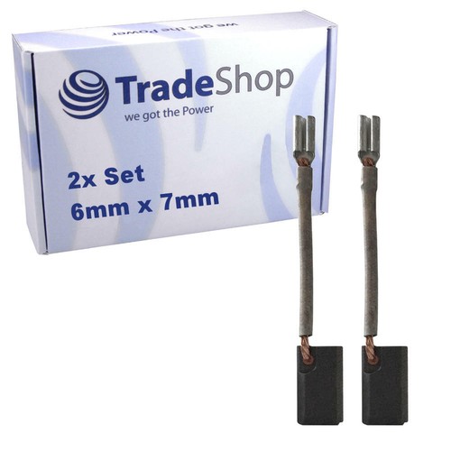 Schleifkohle 6x7 mm - 2x,