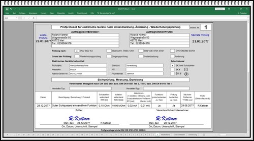 Prüfbuch dguv - dguv, 3